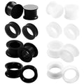 White Black Flexible Thick Silicone — Swuffy