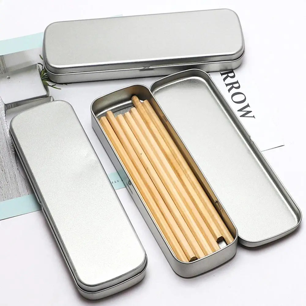 Rectangular Tin Pen Box — Swuffy