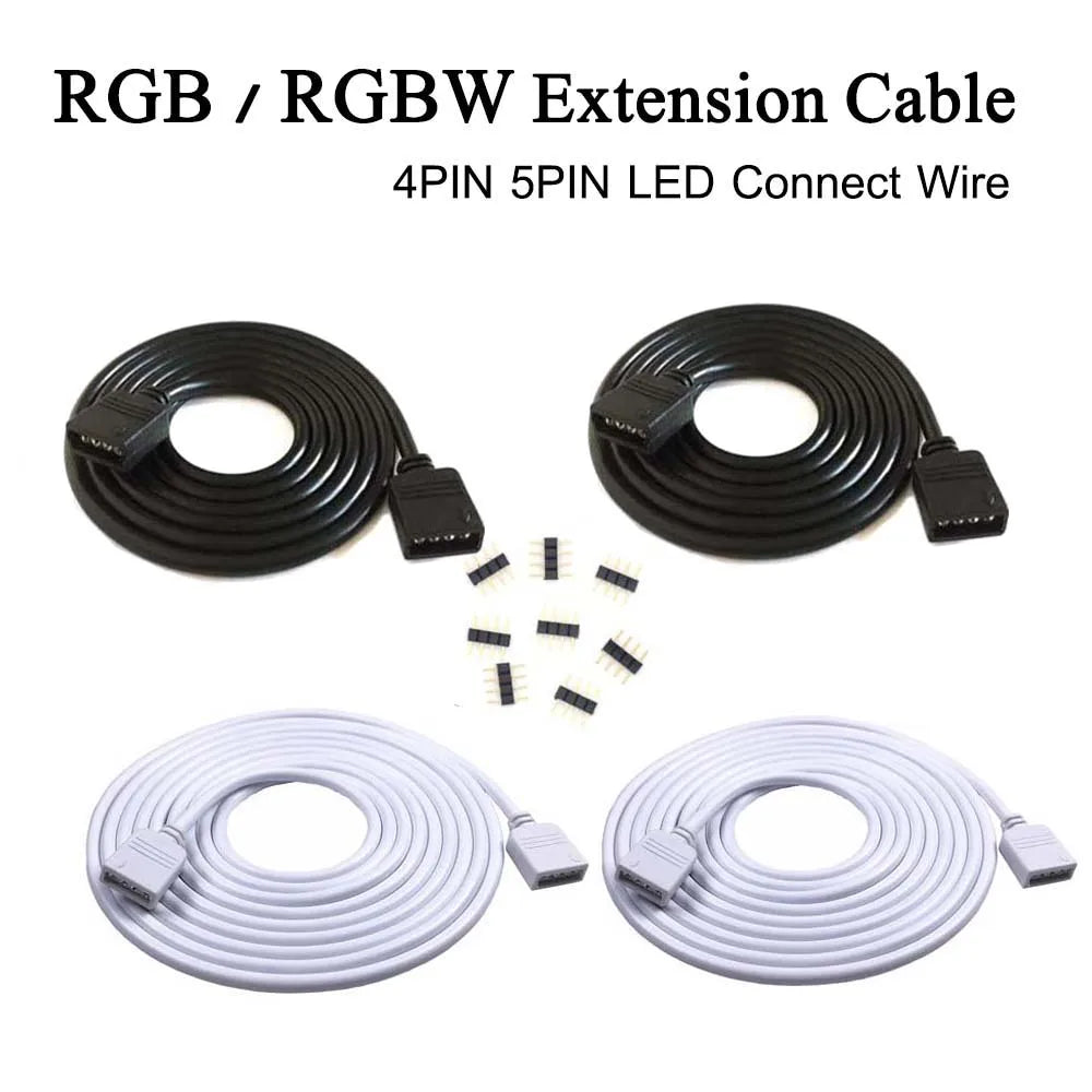 Extension Power Cable White Black — Swuffy