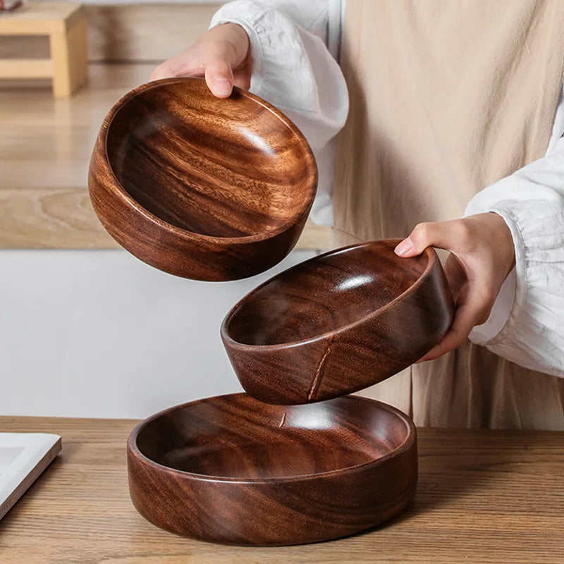 Solid Wood Bowl Walnut Boat — Swuffy