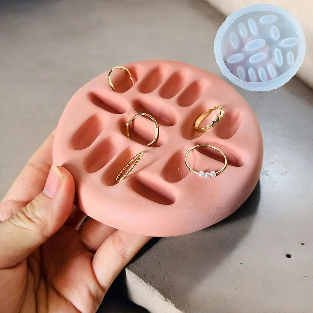 Earrings Rings Storage Tray Resin — Swuffy
