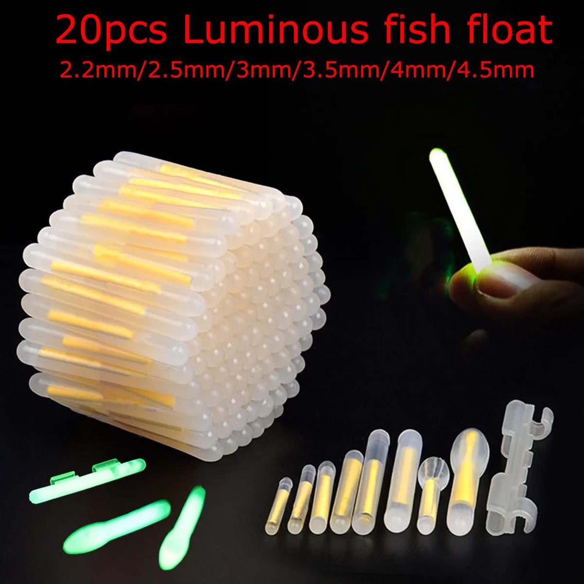 Nuvora Fishing Float Light Stick 2-4 5Mm Fluorescent — Nuvora