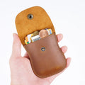 Retro Leather Travel Wallet Snap — Swuffy