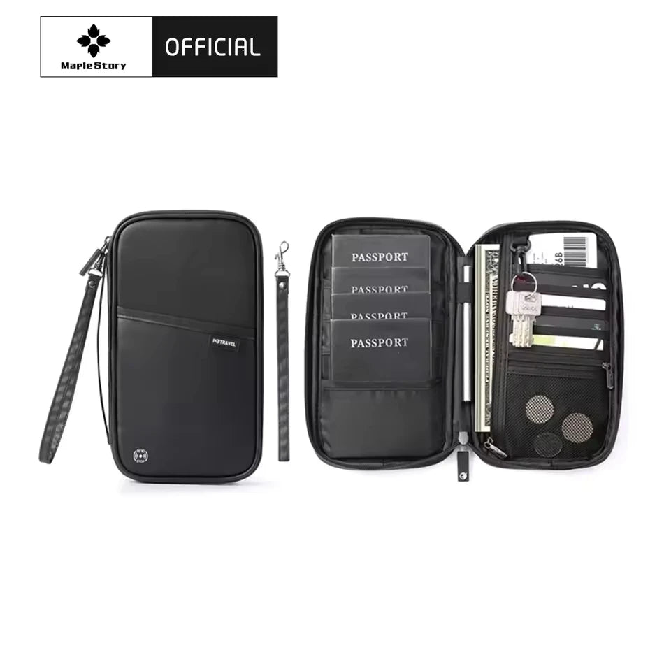Nuvora Rfid Blocking Passport Wallet Family Passport Holder — Nuvora