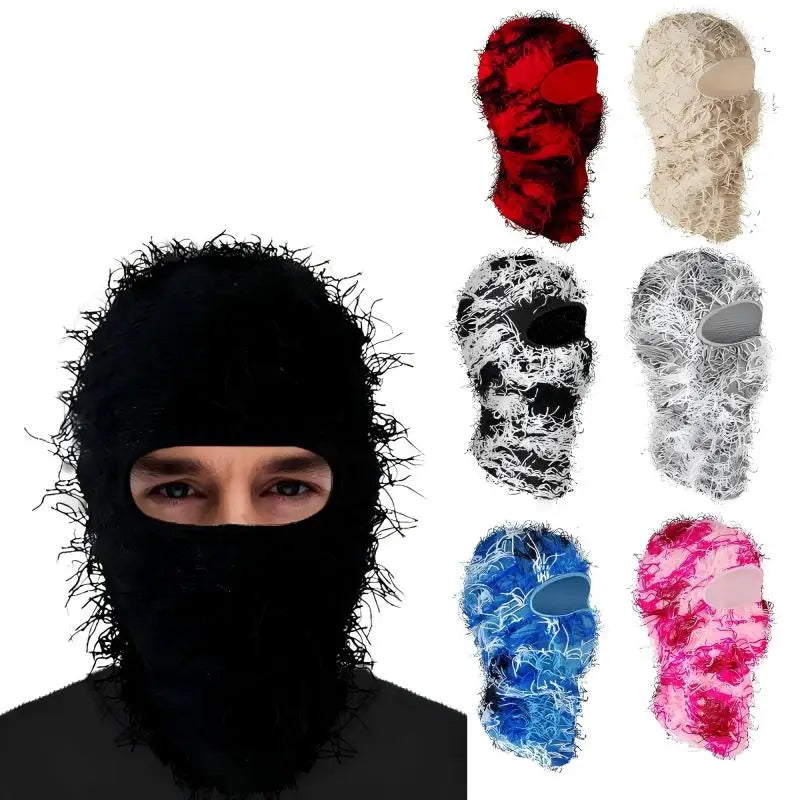 Distressed Balaclava Ski Mask Full — Swuffy