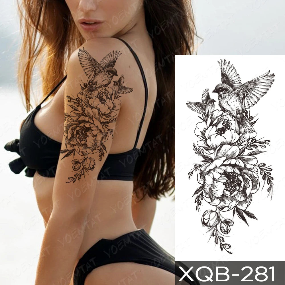 Waterproof Temporary Tattoo Sticker Magpie — Swuffy