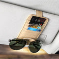 Leather Car Sun Visor Organizer — Swuffy