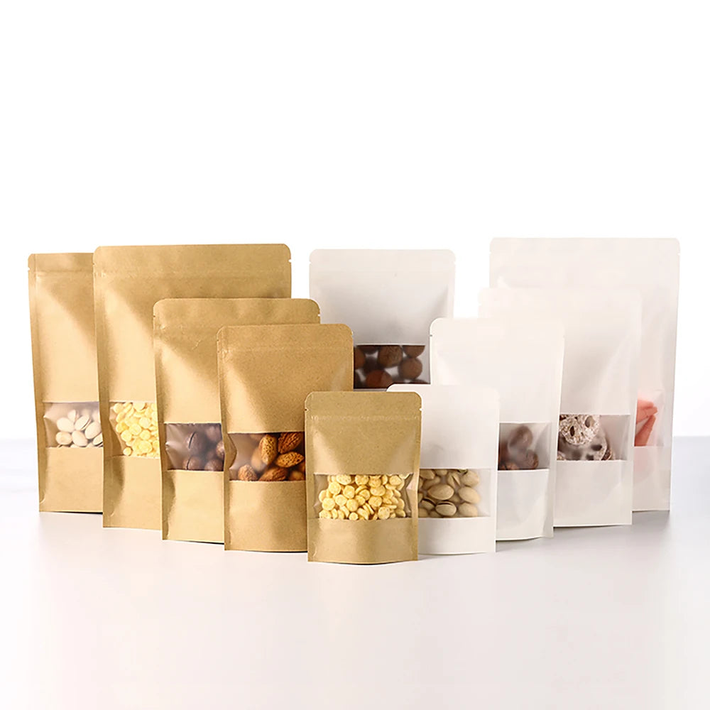 Zip Lock Packing Bags Kraft — Swuffy