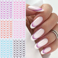 French Manicure Sticker Gradient Stripe — Swuffy