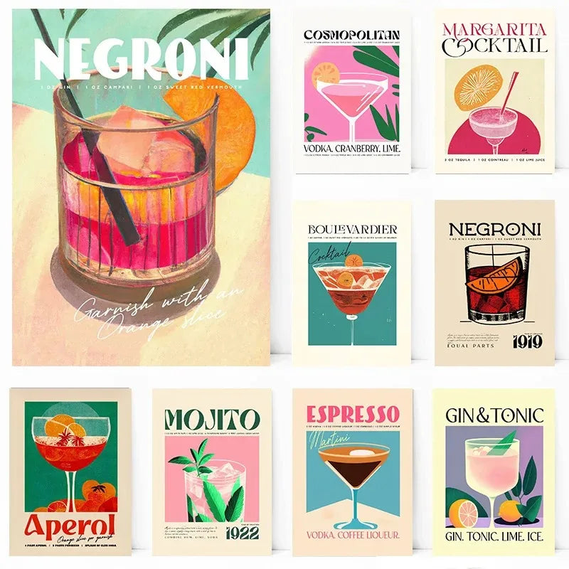 Classic Cocktail Negroni Mojito Bar — Swuffy