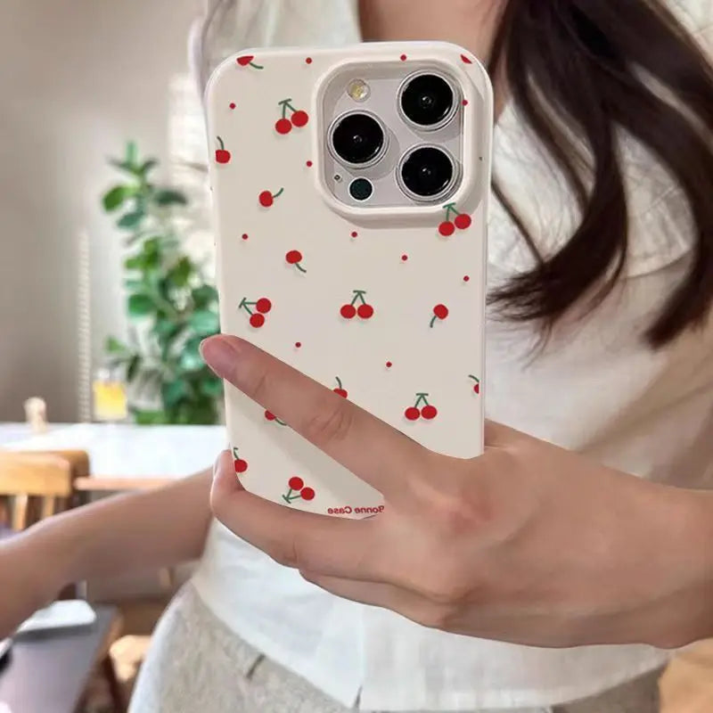 Iphone Max Casecute Cartoon Cherry — Swuffy