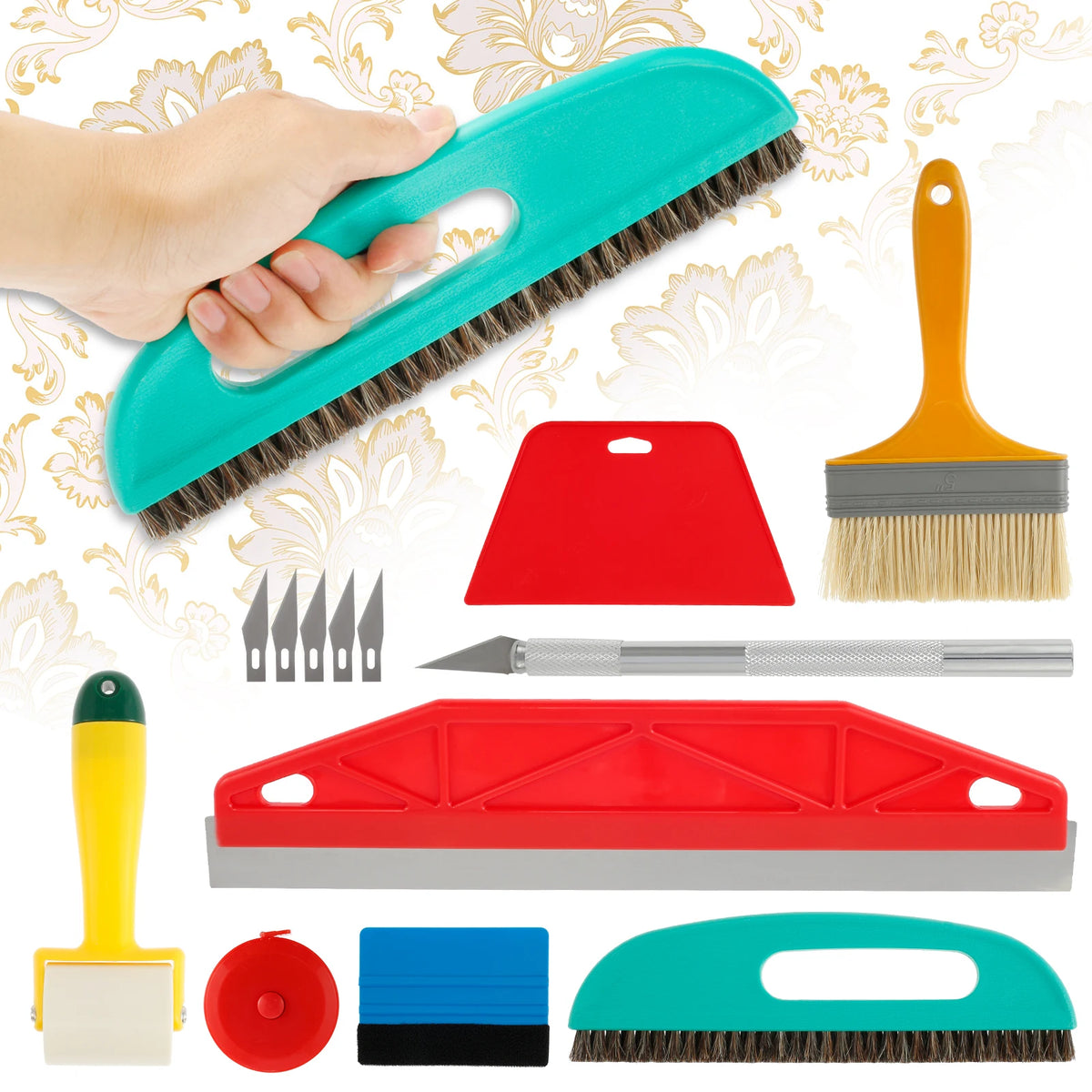 Wallpaper Smoothing Tool Kit Applying — Swuffy