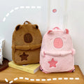 Kawaii Capybara Plush Backpack Versatile — Swuffy