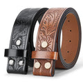 Belts Without Buckle PU Leather — Swuffy