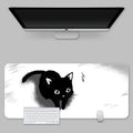 Large Cat Desk Mouse Pad — Swuffy