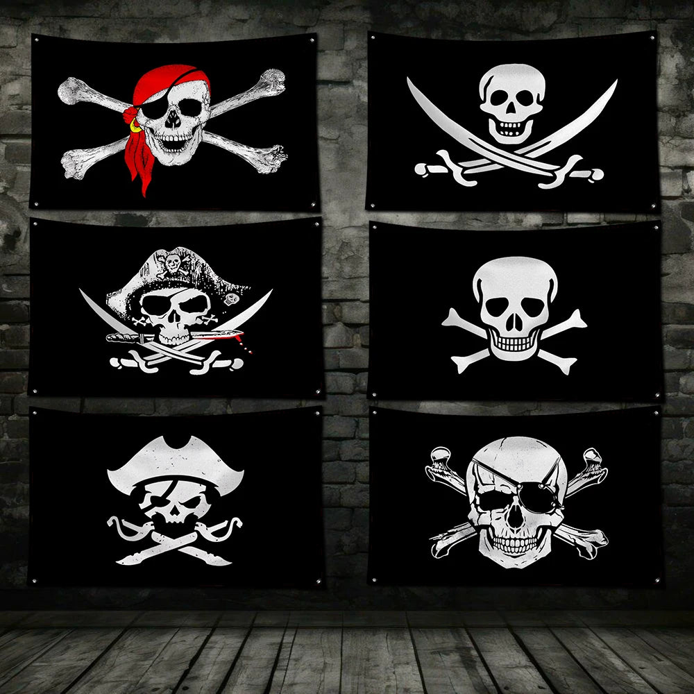 Ft Skull Crossbones Pirate Jolly — Swuffy