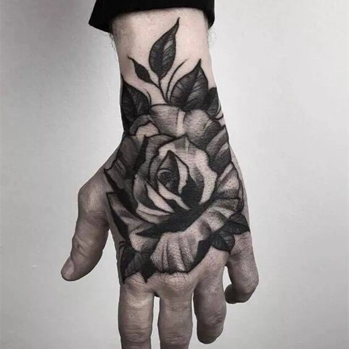 Sheet Hand Flower Tattoo Sticker — Swuffy