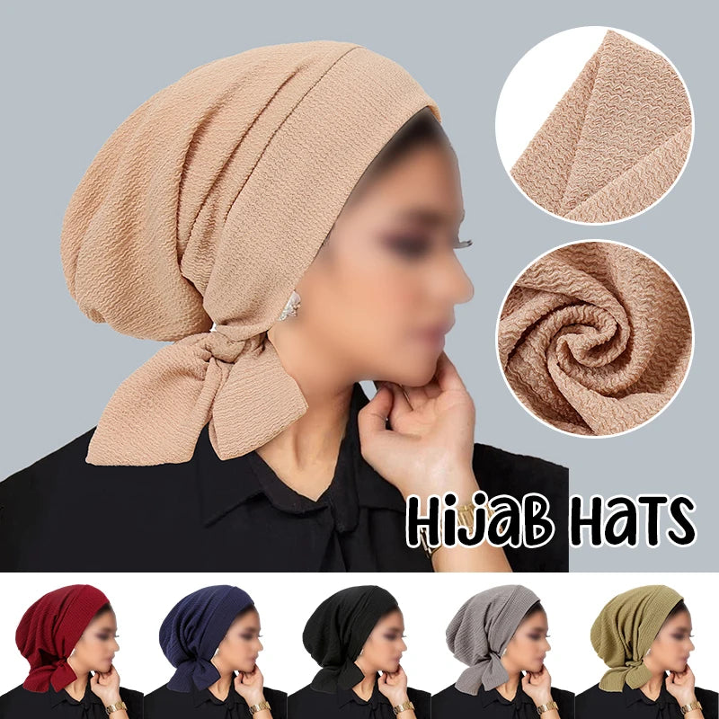 Ramadan Turban Crinkle Hijab Hats — Swuffy