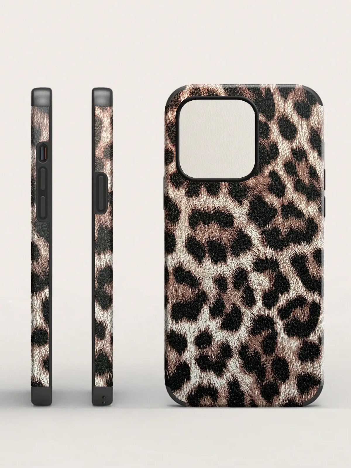 Leopard Print PU Leather Anti — Swuffy
