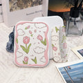Flowers Flip Top Folding Makeup — Swuffy