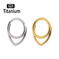 Titanium Nose Rings Hoops Double — Swuffy