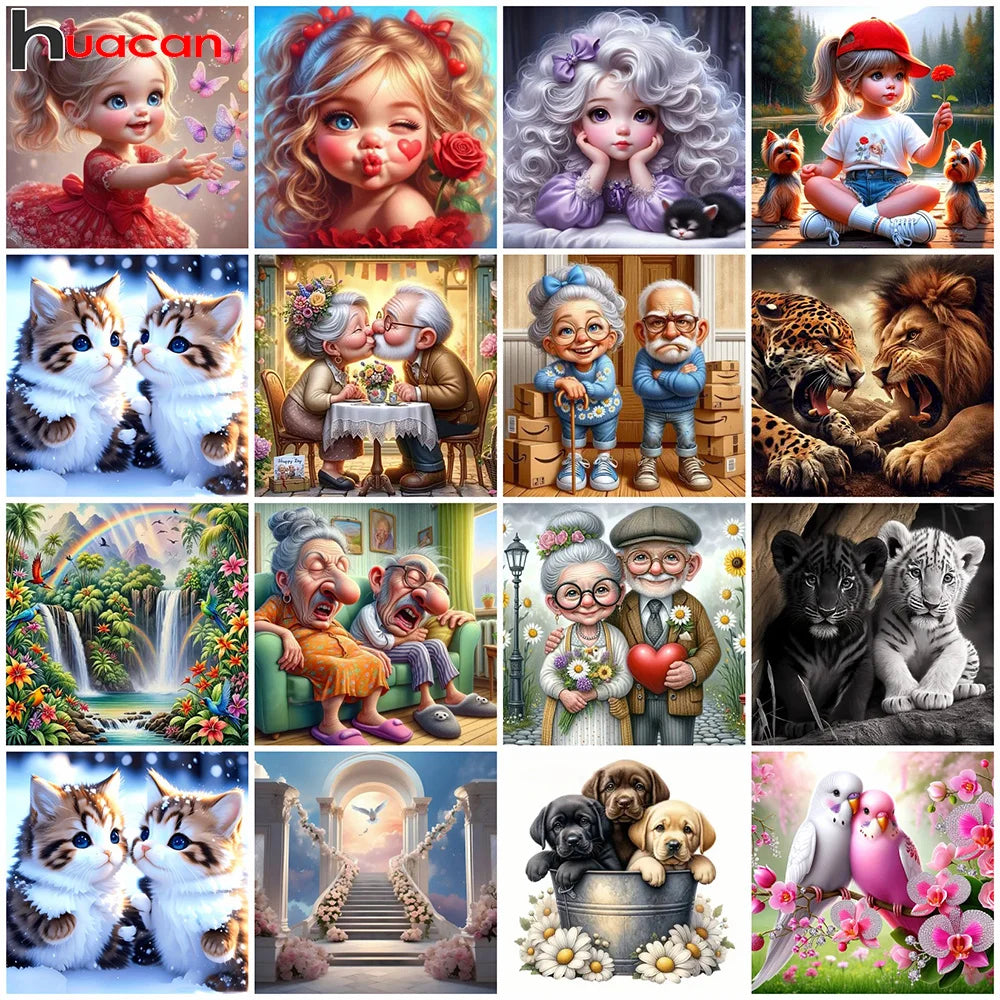 Huacan Coloring By Numbers Portrait — Swuffy