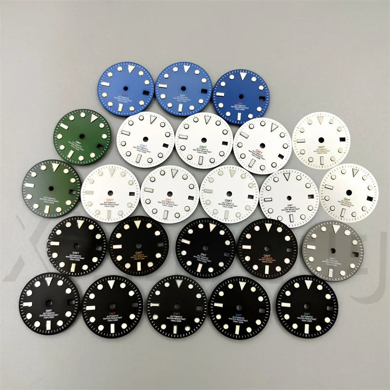 Glossy Watch Dial Black White — Swuffy