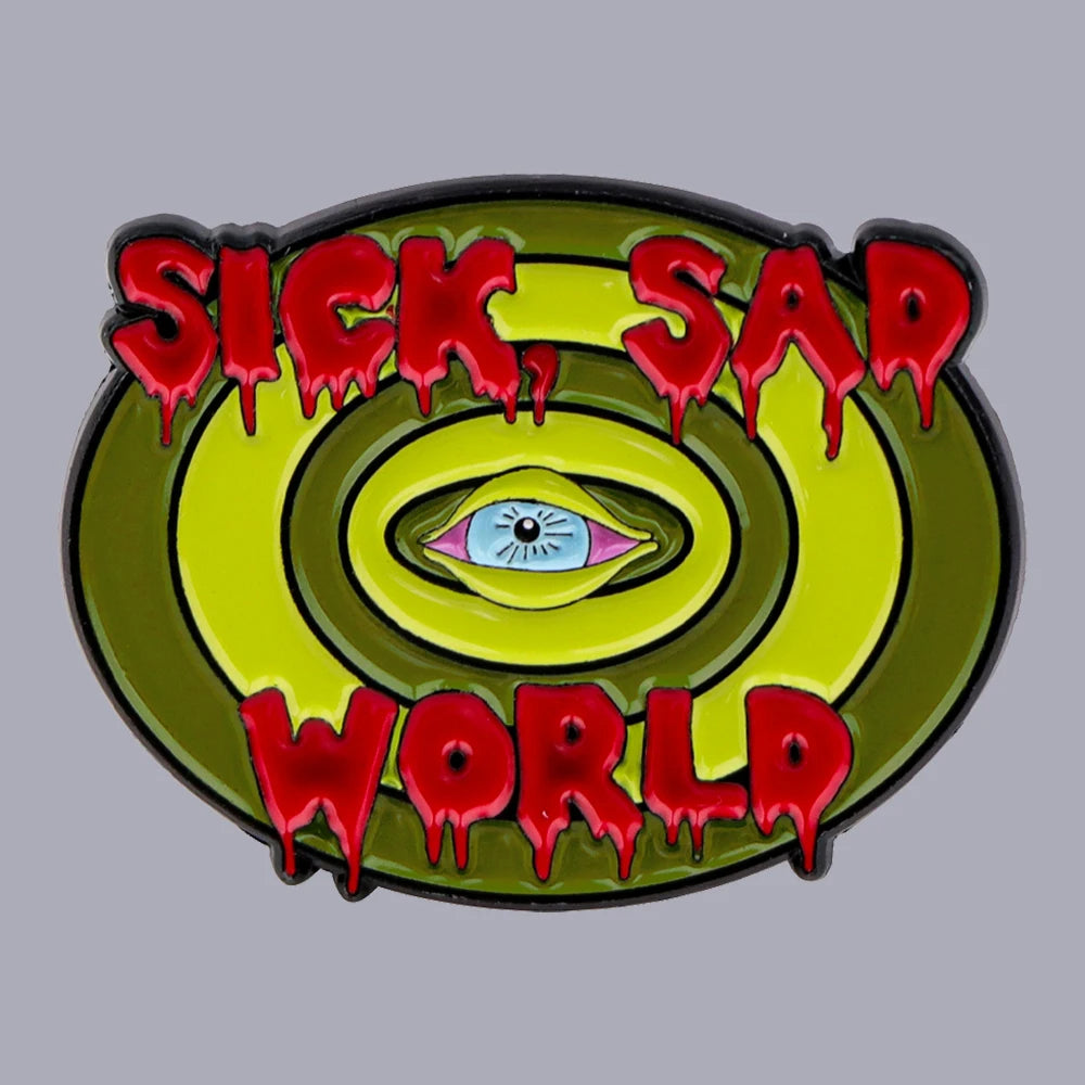 Sick Sad World Enamel Pin — Swuffy