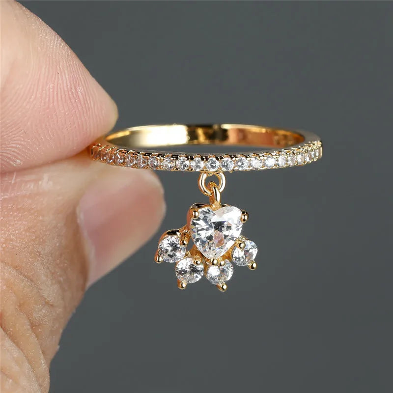 Vintage Gold Silver Animal Footprint — Swuffy