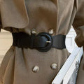 Decorative Belt Wool Overcoat Practical — Swuffy
