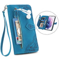 Zipper Leather Wallet Funda Vivo — Swuffy