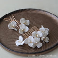 Hair Comb Ceramic Flower Hairpin — Swuffy