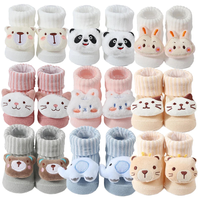 Cartoon Doll Newborn Socks Spring — Swuffy