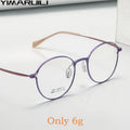 Yimaruili Retro Round Glasses Frame — Swuffy
