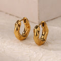 Stainless Steel Pendientes Earrings Gold — Swuffy