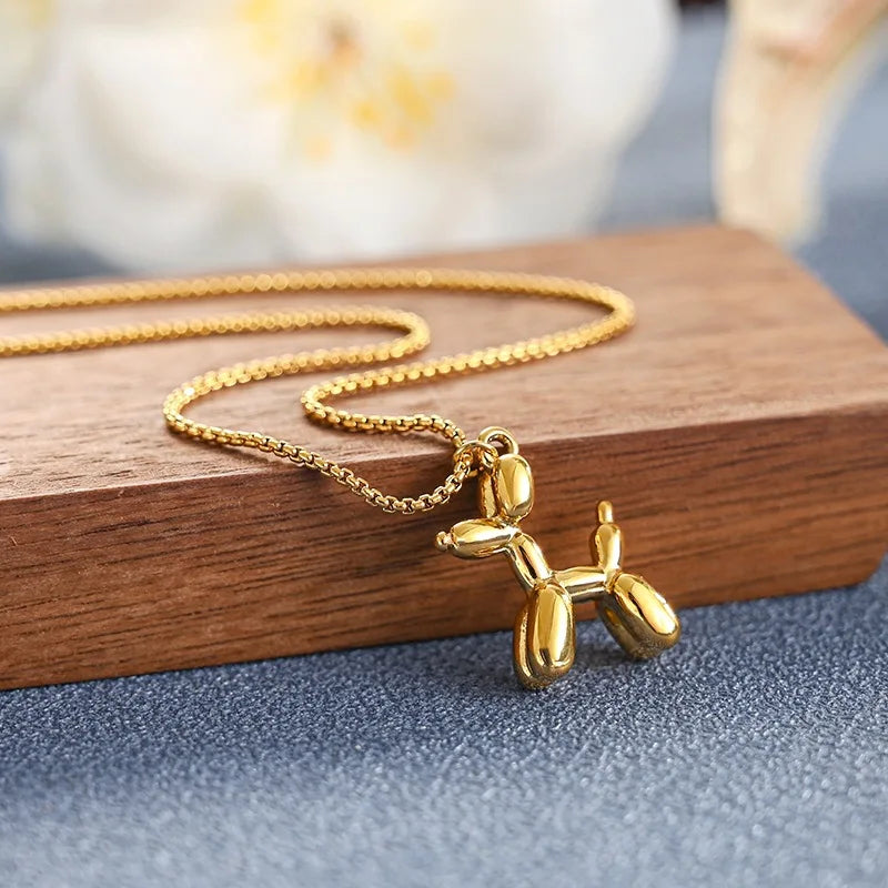 Balloon Dog Pendant Necklace — Swuffy
