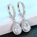 Sterling Silver Drop Earrings Aaa — Swuffy