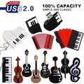 Cartoon Cle USB Pendrive Guitar — Swuffy