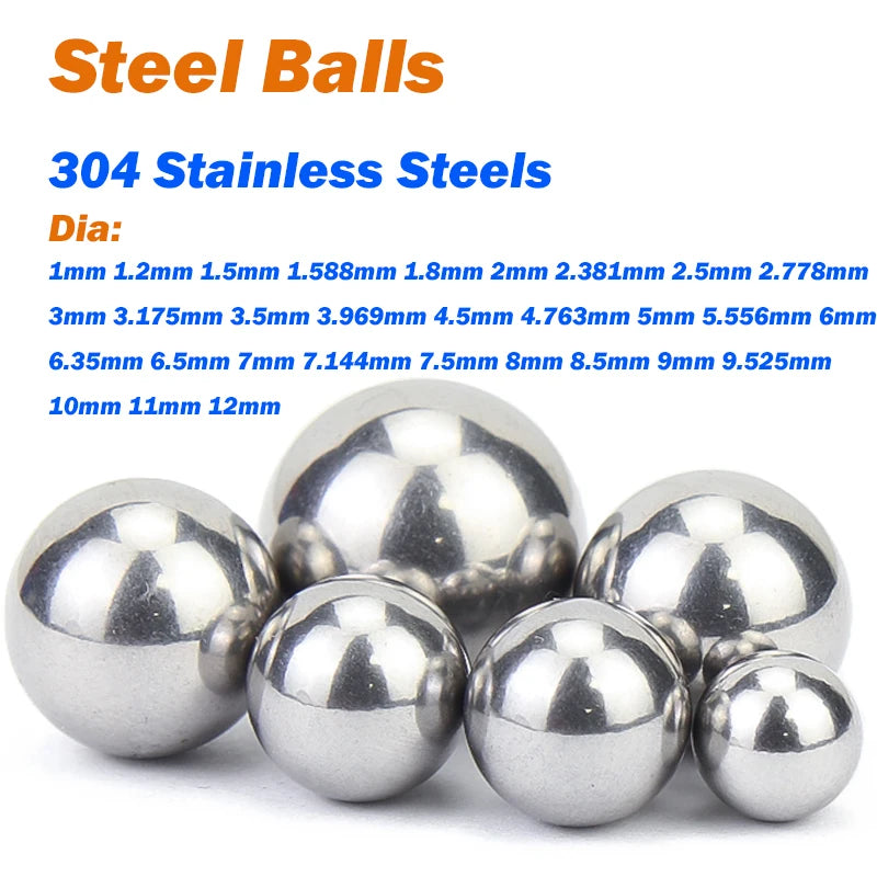 Bearing Steel Ball Dia Stainless — Swuffy