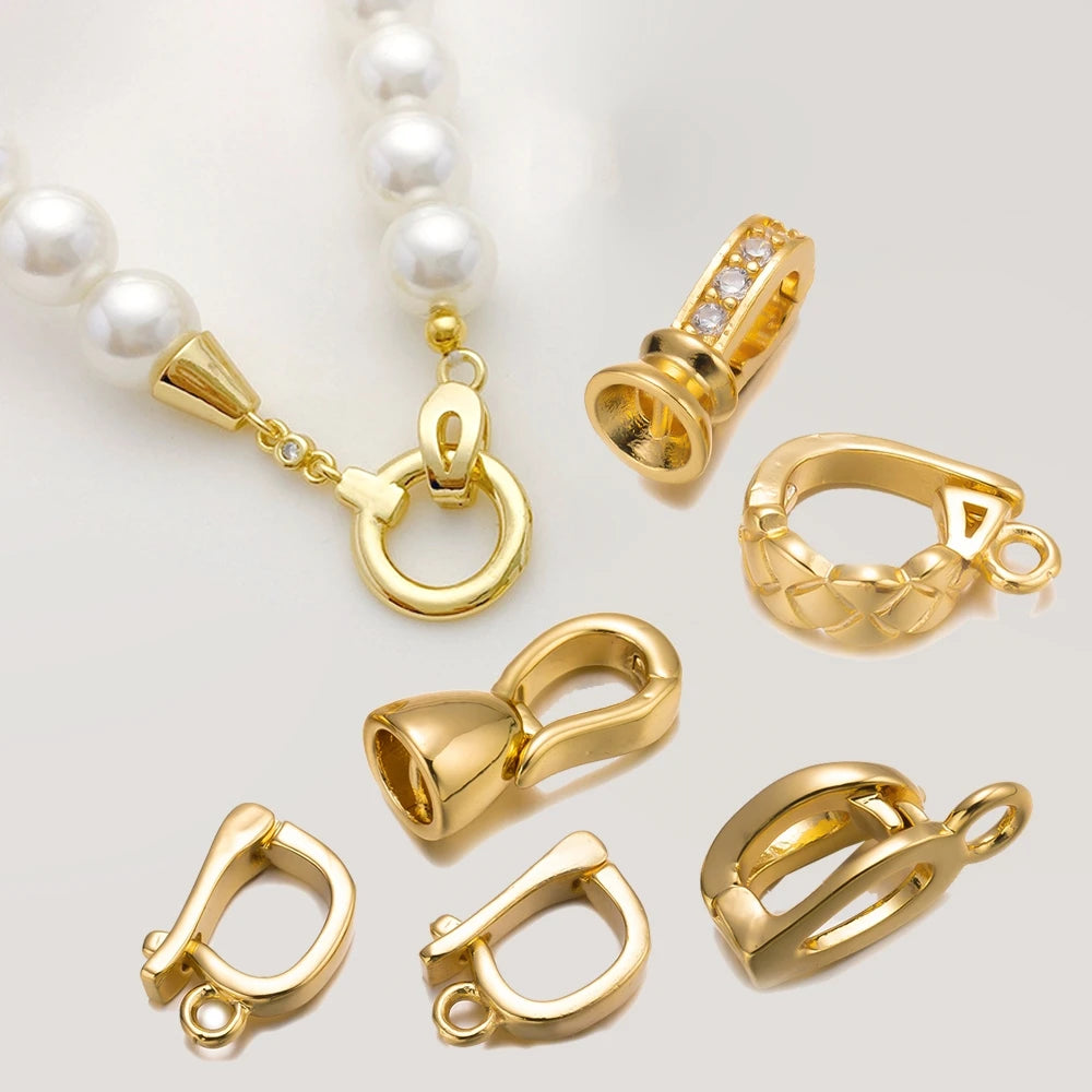 Gold Plated Brass Necklace Shortener — Swuffy