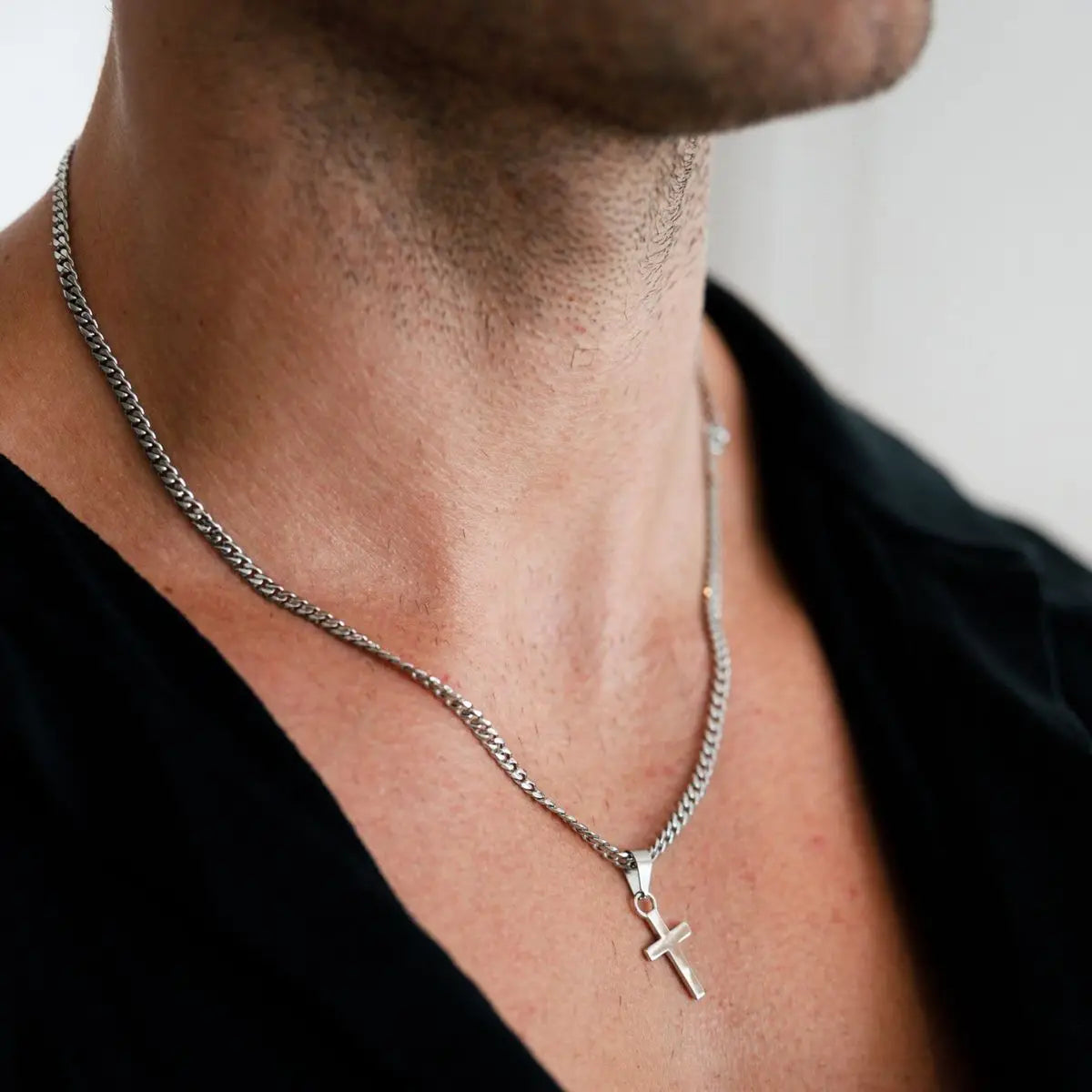 Casual Cross Pendant Necklaces Boys — Swuffy
