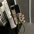 Korean Flower Blackish Green Phone — Swuffy