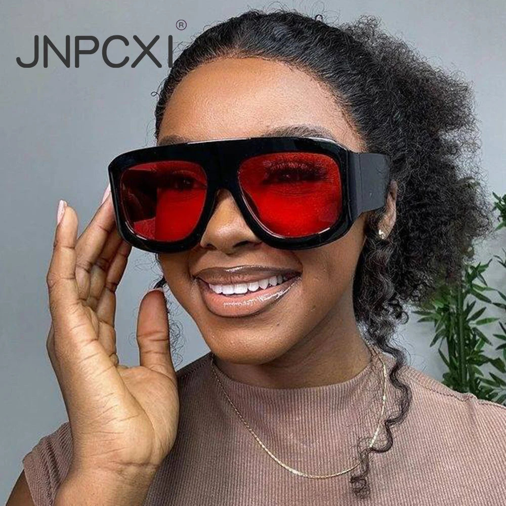 Jnpcxi Oversized Square Sunglasses Gradient — Swuffy