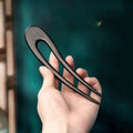 Handmade Wooden Hair Sticks Black — Swuffy