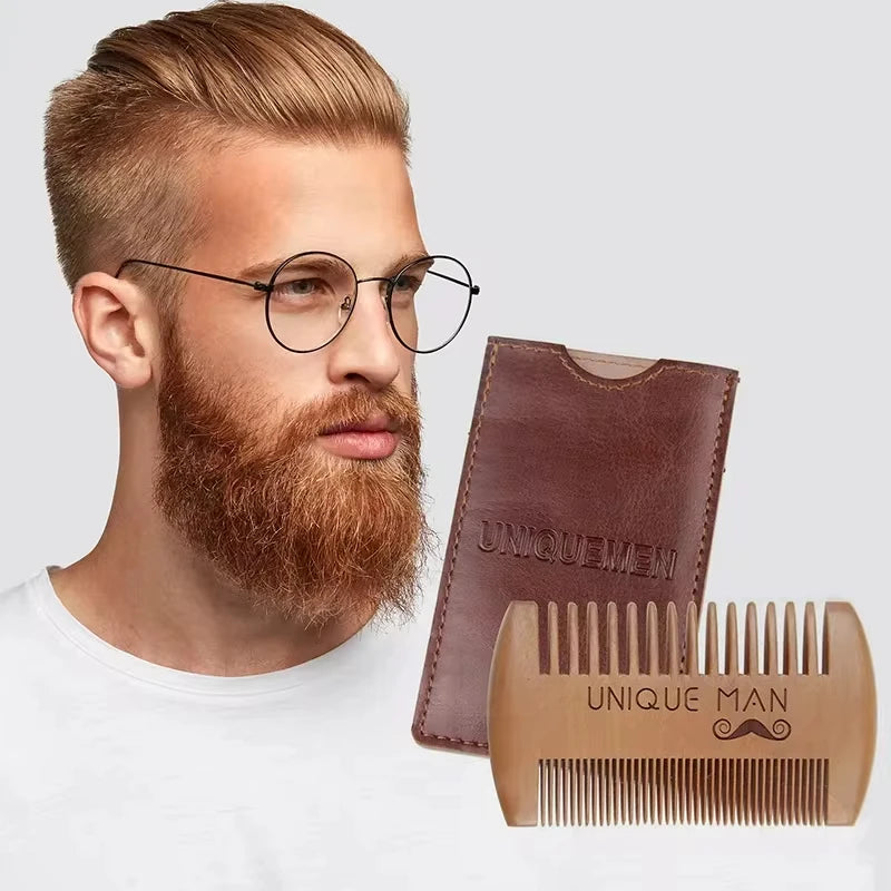 Natural Wood Hair Brush Beard — Swuffy