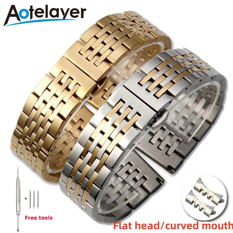 Solid Stainless Steel Watch Strap — Swuffy