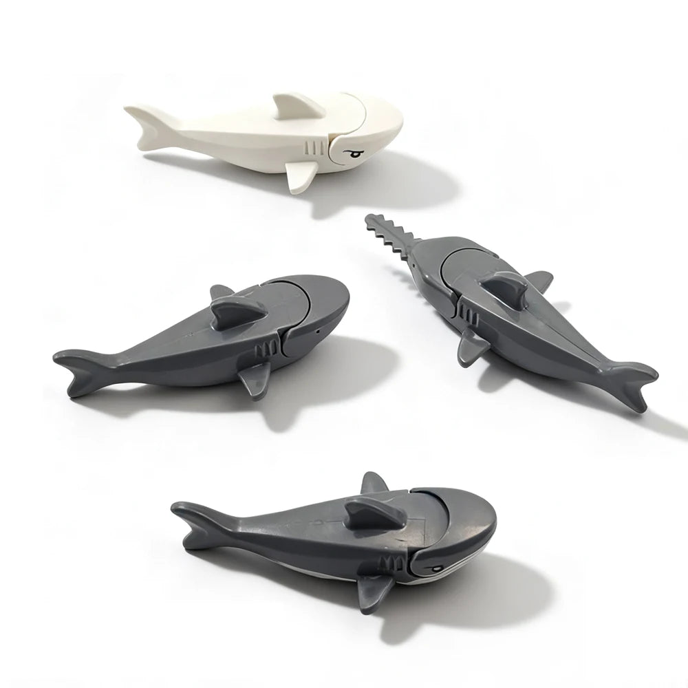 Nuvora Moc Animal Building Blocks Jagged Shark Animal — Nuvora