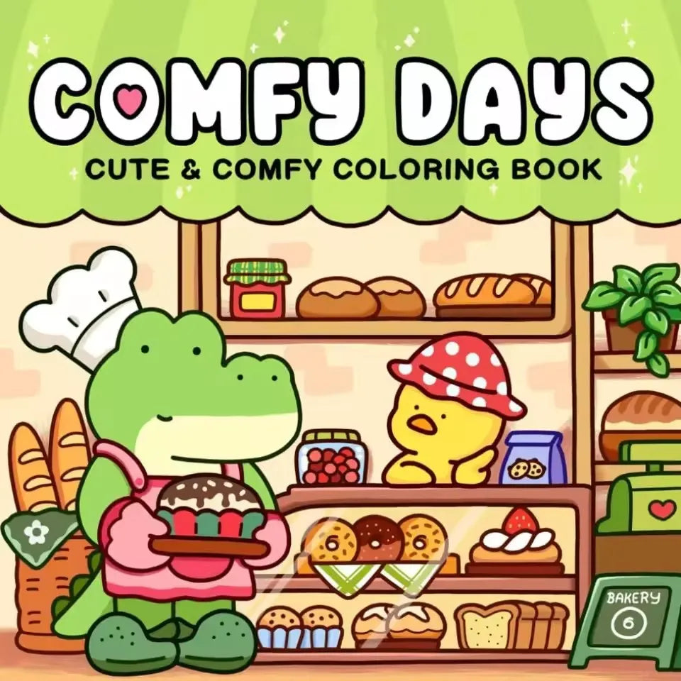 Spooky Cutie Coloring Book Adults — Swuffy