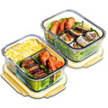 Lunch Box Glass Food Storage — Swuffy