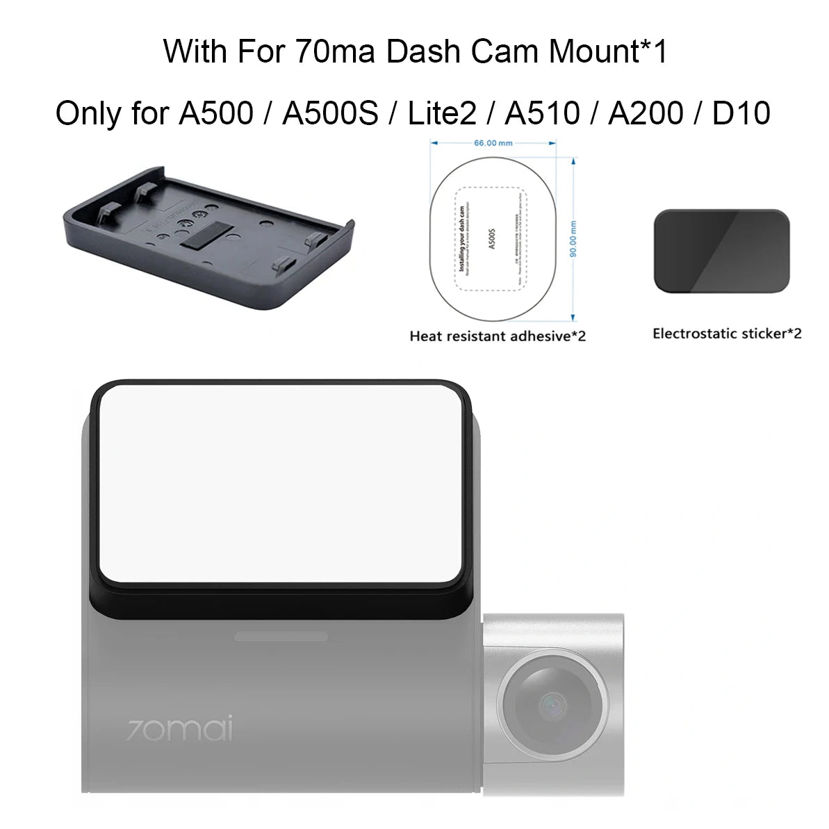 Dash Cam Mount Dash Cam — Swuffy